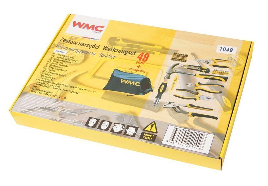 Набір інструментів 49 пр. WMC TOOLS 1049 WT-1049 48159(for) фото