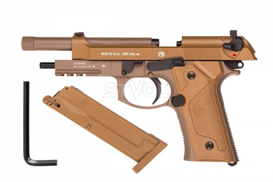 Пневматичний пістолет Umarex Beretta Mod. M9A3 FM Blowback + подарунок 5.835 фото
