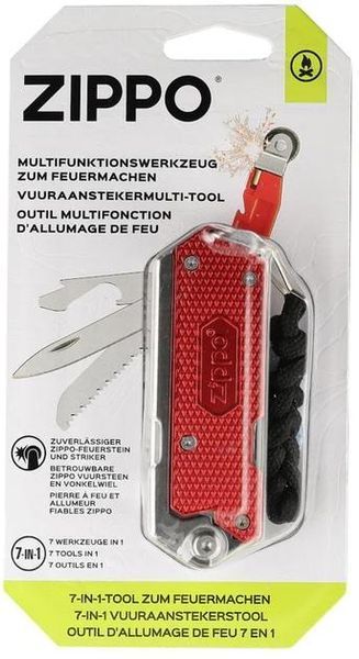 Ніж мультитул 7 в 1 для для аварійного розведення вогню Zippo Fire Starting Multi-Tool блістер (2007553) 2007553 фото