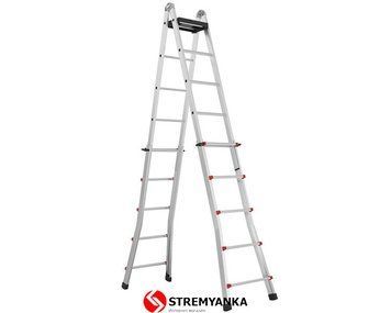 Телескопическая лестница SVELT SCALISSIMA (R) 10+10 ступеней SSCAL010R фото