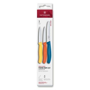 Набір ножів для чищення овочів Victorinox Swiss Classic 3 ножа жовт/помар/син 6.7116.32C1 6.7116.32C1 фото
