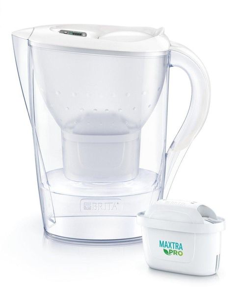 Фільтр-глечик Brita Marella Memo MXPro 2.4 л (1.4 л очищеної води) білий (1052789) 1052789 фото