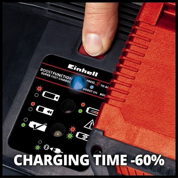 Прискорений зарядний пристрій Einhell PXC Boostcharger 8A (4512155) 4512155 фото