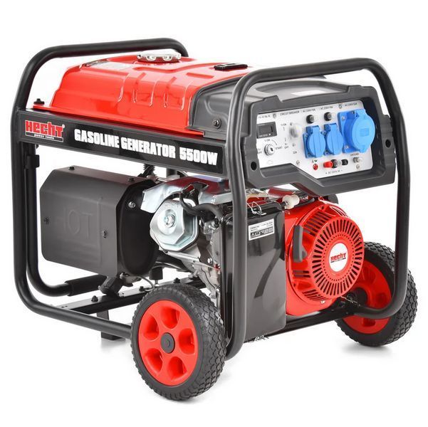 Бензиновый однофазный генератор HECHT GG 6500 HECHTGG6500 фото