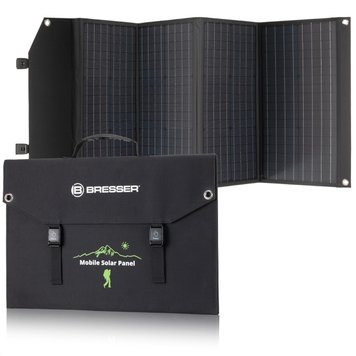 Портативний зарядний пристрій сонячна панель Bresser Mobile Solar Charger 90 Watt USB DC (3810060) 930151 фото