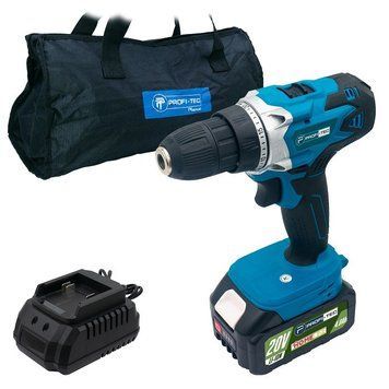 Аккумуляторный шуруповерт PROFI-TEC PCD2820V HomeLine (1&times;PT2040HL (4.0 Ач), зарядное устройство) PCD2820V фото