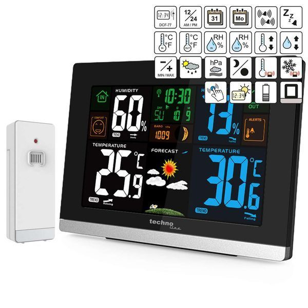 Метеостанція Technoline WS6462 Black (WS6462) DAS301179 фото