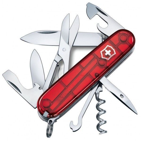 Складаний ніж Victorinox Transparent Red Blister 1.3703.TB1 (блістер) 1.3703.TB1 фото