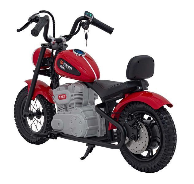 Дитячий акумуляторний мотоцикл SPEED Power Червоний PA.A9902.CR фото