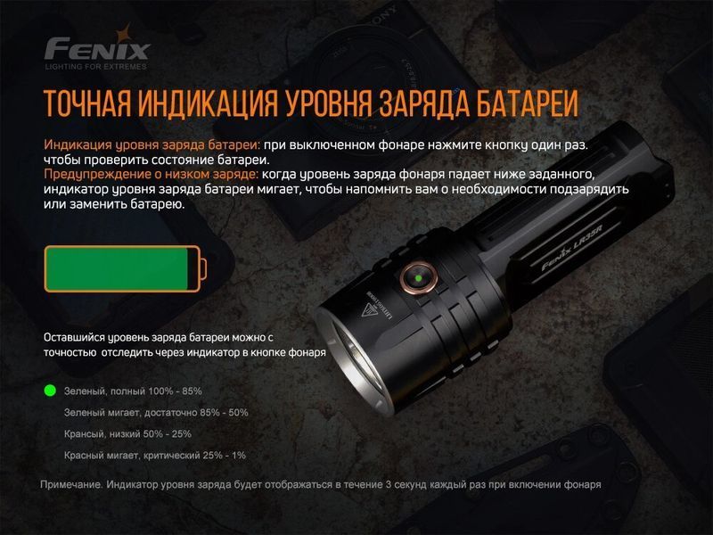 Ліхтар ручний Fenix LR35R LR35R фото
