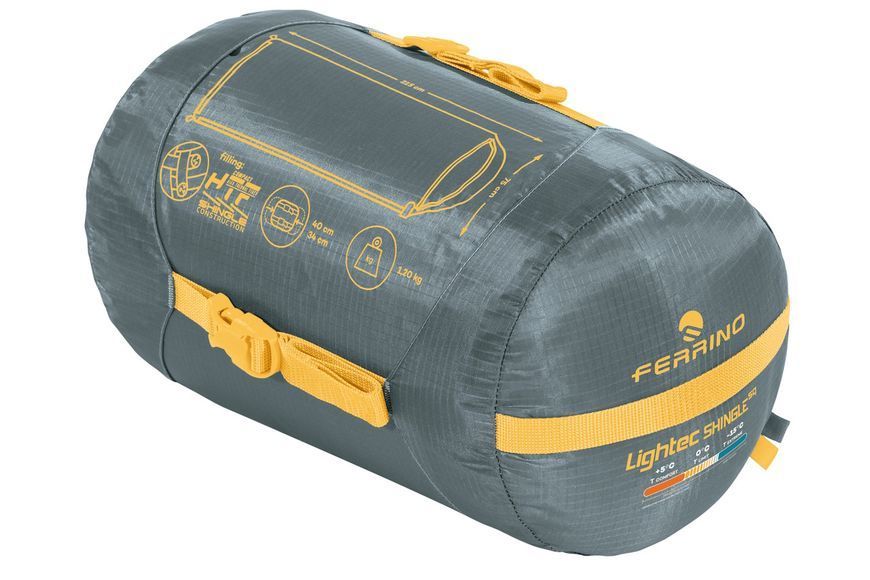 Спальний мішок Ferrino Lightech Shingle SQ -2&deg;C Green Left (86266QVVS) 931764 фото