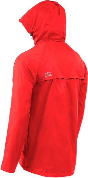 Вітрівка чоловіча Highlander Stow & Go Pack Away Rain Jacket 6000 mm Red XL (JAC077-RD-XL) 927489 фото