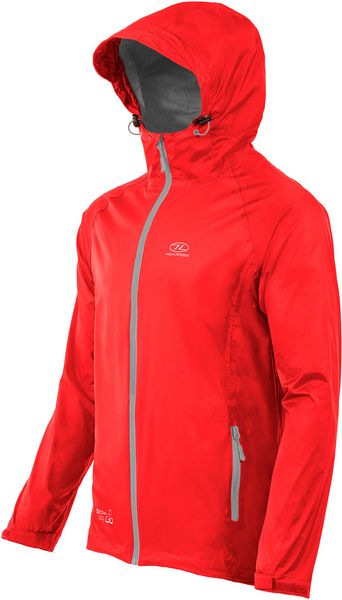 Вітрівка чоловіча Highlander Stow & Go Pack Away Rain Jacket 6000 mm Red XL (JAC077-RD-XL) 927489 фото