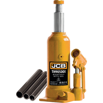 Домкрат пляшковий JCB Tools 5т JCB-TH905001 JCB-TH905001 фото