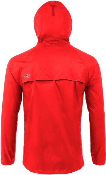 Вітрівка чоловіча Highlander Stow & Go Pack Away Rain Jacket 6000 mm Red XL (JAC077-RD-XL) 927489 фото