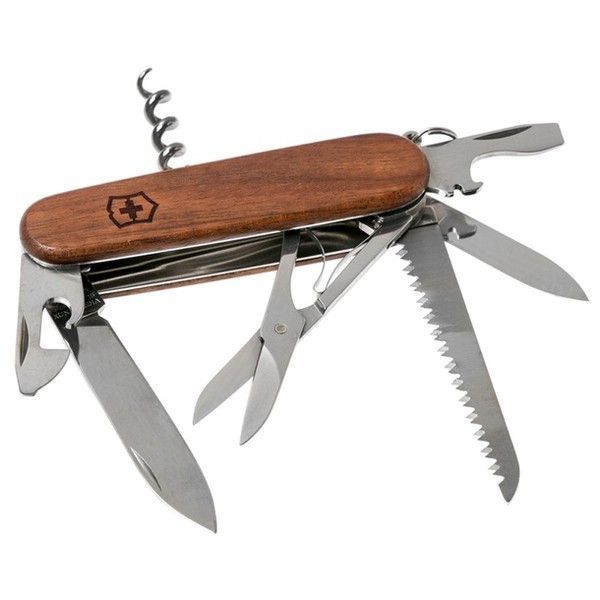 Складаний ніж Victorinox Huntsman Wood 9,1 см 1.3711.63B1 (блістер) 1.3711.63B1 фото