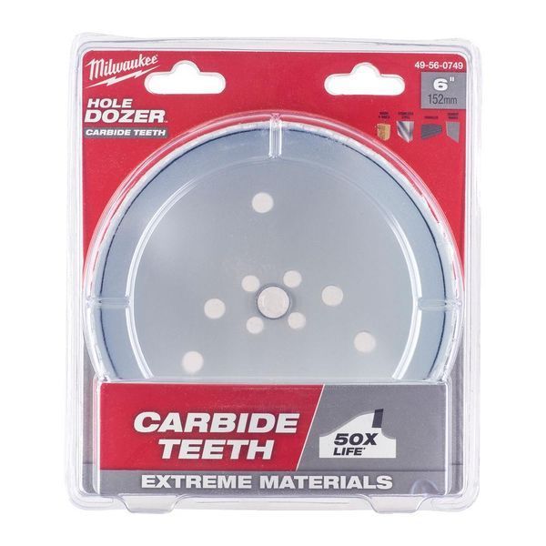 Коронка Bi-Metal Carbide MILWAUKEE, діаметр 152мм 49560749 фото
