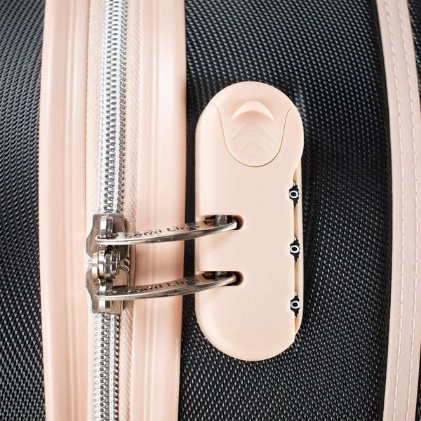 Чемодан Semi Line 24" (M) Black/Pink Cream (T5671-3) DAS302671 фото