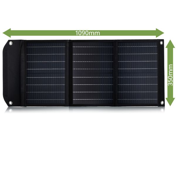 Портативний зарядний пристрій сонячна панель Bresser Mobile Solar Charger 40 Watt USB DC (3810040) 930149 фото