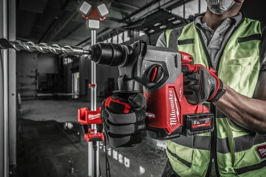Перфоратор акумуляторний SDS-PLUS MILWAUKEE, M18 FHX-0, 2,5Дж (каркас) (HD кейс) 4933478887 фото