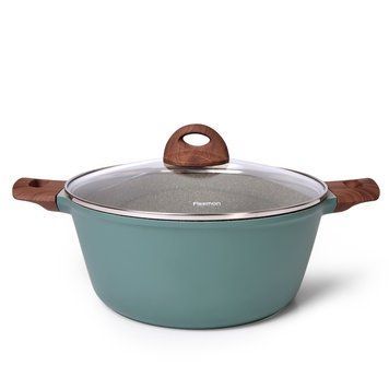 Кастрюля Fissman FIRENZE 28x12,5 см 6,3 л со стеклянной крышкой (14279) 14279 фото