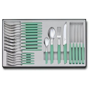 Набор столовых приборов Victorinox Swiss Modern Table Set 24 пр 6.9096.11W41.24 6.9096.11W41.24 фото