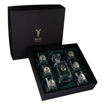 Набір для віскі BOSS CRYSTAL HUNTER з графіном 6 келихів кришталь B7HUN2PG фото
