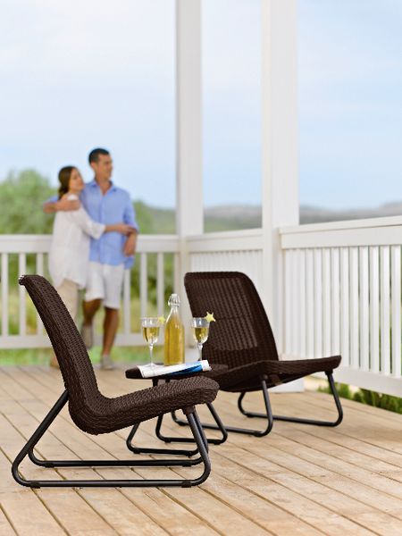 Набір меблів Keter Rio patio set, віскі коричневий (7290103662448) 7290103662448 фото