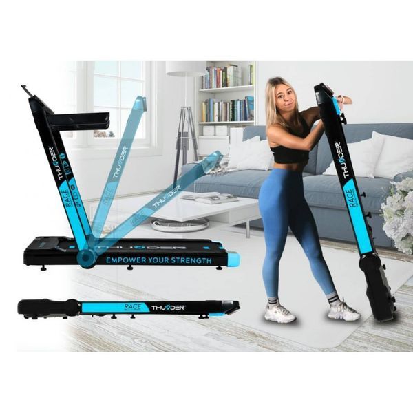 Бігова доріжка електрична THUNDER RACE-BLUE RACE-BLUE фото