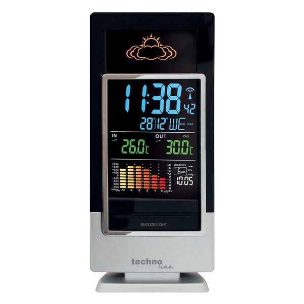 Метеостанція Technoline WS6502 Black/Silver (WS6502) DAS301781 фото