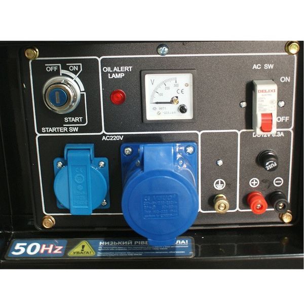 Генератор дизельный PROFI-TEC PE-5700DE (5.7кВт, электростартер) 005189P фото