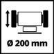 Точило двостороннє Einhell TC-BG 200 L (4412633) 4412633 фото 9