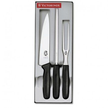 Набор кухонный Victorinox,3 предмета,чёрный нейлон 5.1023.3 фото