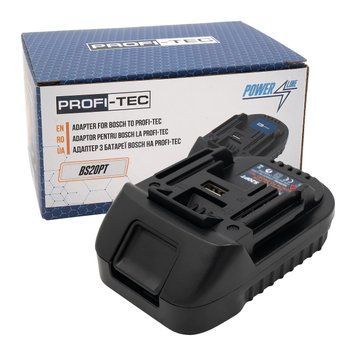 Адаптер PROFI-TEC BS20PT, з батареї Bosch на інструмент PROFI-TEC (Makita) 006764P фото