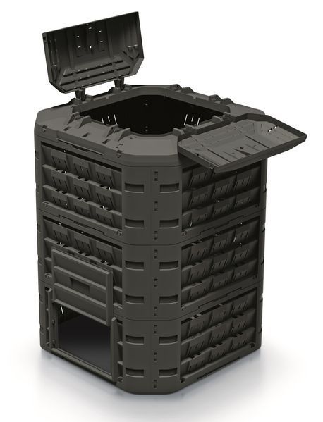 Компостер Prosperplast Compogreen Vario, черный, 950 л 5905197574943 фото
