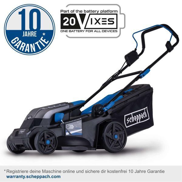 Газонокосарка акумуляторна Scheppach BC-MP380-X SET XL2 5911414400 5911414400 фото