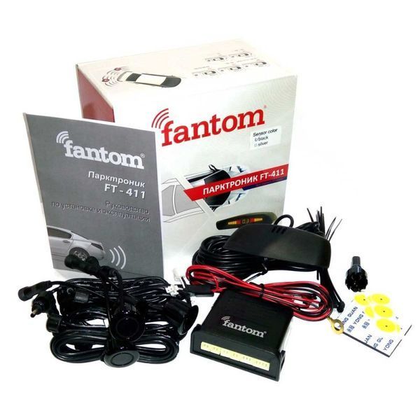 Парктроник Fantom FT-411 silver 54631 фото