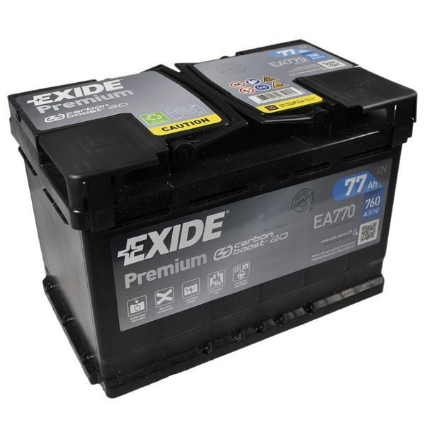 Автомобильный Аккумулятор EXIDE Premium Carbon Boost 2.0 6СТ-77Ah АзЕ 760A (EN) EA770 (4776) СТ-00118755 фото