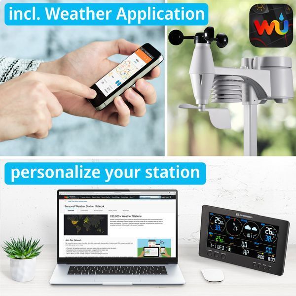Метеостанція Bresser Professional WIFI Weather Centre 7in1 (WSX3001CM3LC2) 930417 фото