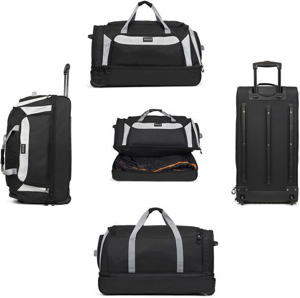 Сумка дорожня на колесах TravelZ Wheelbag Doubleloader black (603098) 931071 фото