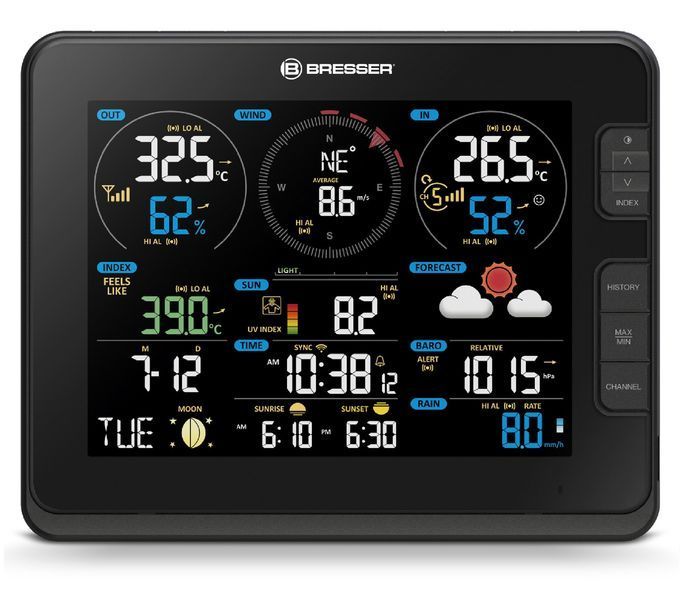 Метеостанція Bresser Professional WIFI Weather Centre 7in1 (WSX3001CM3LC2) 930417 фото