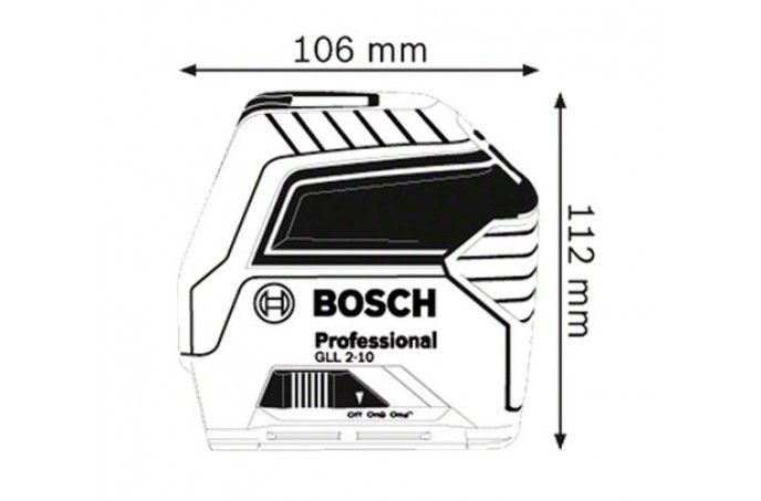 Лазерный нивелир BOSCH GLL 2-10 PROFESSIONAL 0601063L00 0601063L00 фото