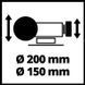 Точило двостороннє Einhell TC-WD 200/150 (4417242) 4417242 фото 9