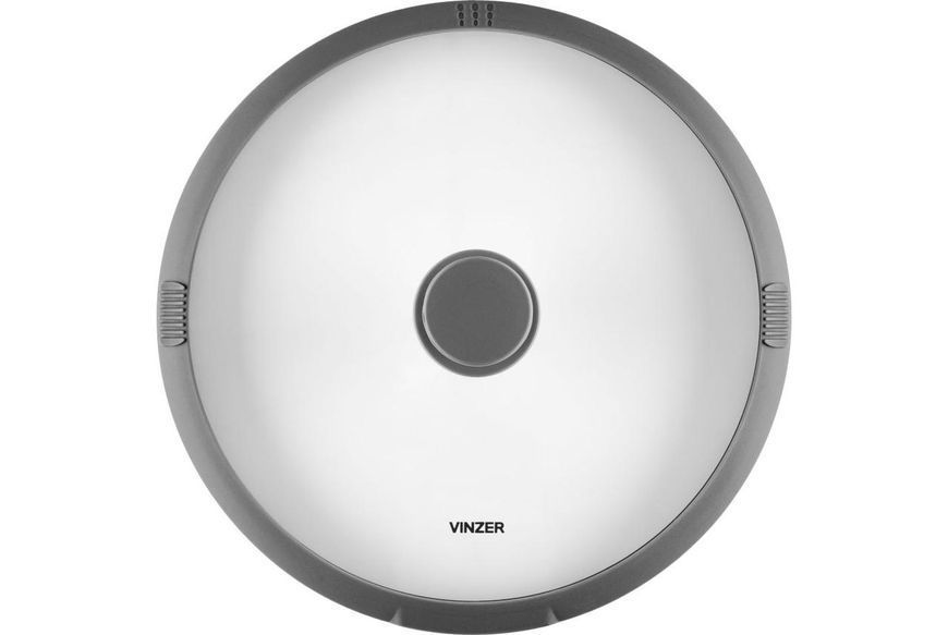 Кришка VINZER скляна із силіконом 28 см (50252) 50252 фото