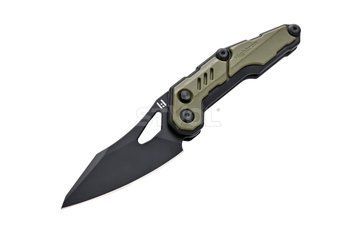 Ніж Hightron Spectron M390 GFN зелений, чорний клинок HK04GRN HK04GRN фото