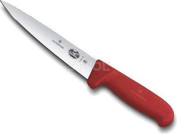 Ніж кухонний обробний Victorinox Fibrox 16 см, червоний 5.5601.16 фото