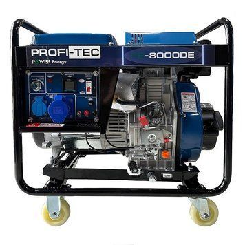 Генератор дизельный PROFI-TEC PE-8000DE (8.5 кВт, электростартер) 004766P фото