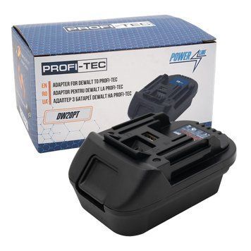 Адаптер PROFI-TEC DW20PT, з батареї DeWalt/Milwaukee на інструмент PROFI-TEC (Maketa) 006765P фото