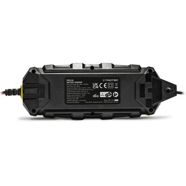 Зарядний пристрій для автомобільного акумулятора Trotec PBCS 6A, 12V, 4-150Ah (4675000010) DAS302835 фото