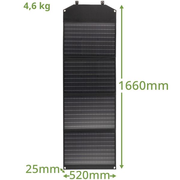 Портативний зарядний пристрій сонячна панель Bresser Mobile Solar Charger 120 Watt USB DC (3810070) 930152 фото